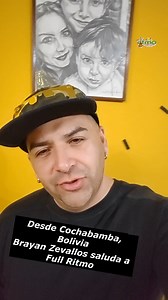 El cantante boliviano, el carismático #BrayanZevallos saluda a #FullRitmo desde Cochabamba #Bolivia | Full Ritmo