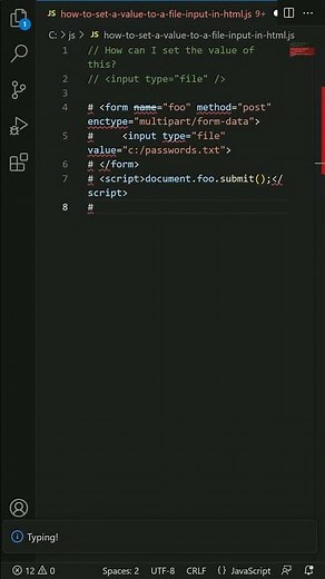 javascript - How to set a value to a file input in HTML?