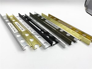 [Hot Item] Wall Curved Corner Aluminum Tile Edging Trim Strip for Porcelanato Listello