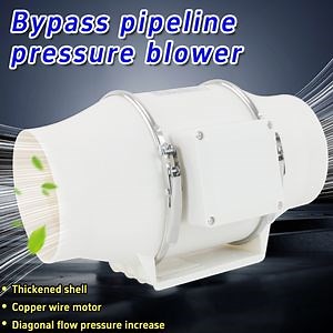 [Hot Item] Diagonal Flow Pipeline Booster Fan 220V 5-Inch
