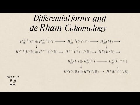 Differential forms and de Rham cohomology