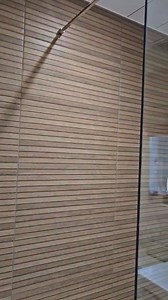 Jump inside this lovely neutral bathroom. 💦 Walk-in shower, warm neutrals and wood-effect floor tiles. Fantastic!! 👌 If you're bathroom needs an update, book your free survey today: https://bathroomcentrestirling.co.uk/book-a-survey/ | Bathroom Centre Stirling Ltd