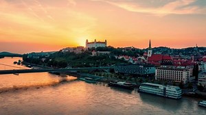 Beautiful Aerial Drone Hyperlapse Bratislava City Stock Footage Video (100% Royalty-free) 1061765905 | Shutterstock