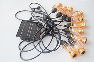 [Hot Item] Single Crystal Solar Flame String Lamp for Outdoor Lighting Decoration
