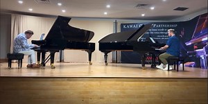 3.4K views · 164 reactions | A Nightingale Sang In Berkeley Square Next Cam and James LIVE Concert July 2nd Christ United Methodist Church Plano, Texas High Noon in the Sanctuary ❤️ | Cameron Cody | Facebook