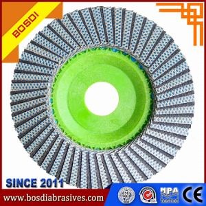 [Hot Item] 5'' 125mm Diamond Flap Disc 60 Grit CBN Flap Discs Polishing for Porcelain, Marble, Tile