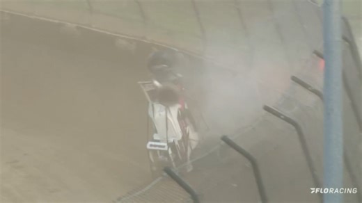 Dalton Stevens Brutal USAC Sprint Crash At Eldora Speedway