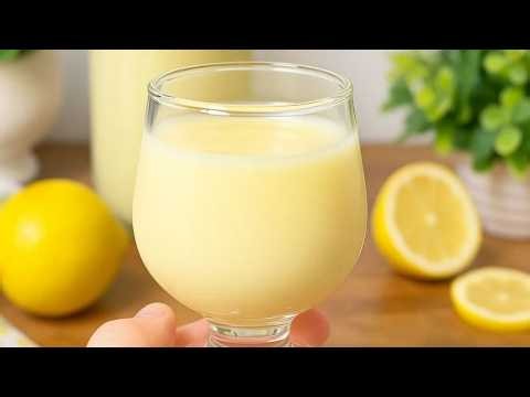 Homemade Limoncello Cream 🍋 Serve chilled | Simple and Delicious | Family Recipe