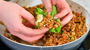 These Asian chicken lettuce wraps are juicy, crunchy, and flavorful—ready in just 20 minutes and easy to love! Recipe Here: https://www.lowcarbspark.com/asian-chicken-wraps/ | Low Carb Spark