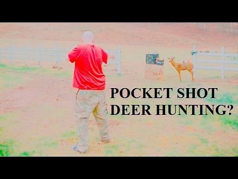 "Pocket Shot Deer Hunting" First Test Run How To Shoot Initial Field Review Demo vs Slingbow