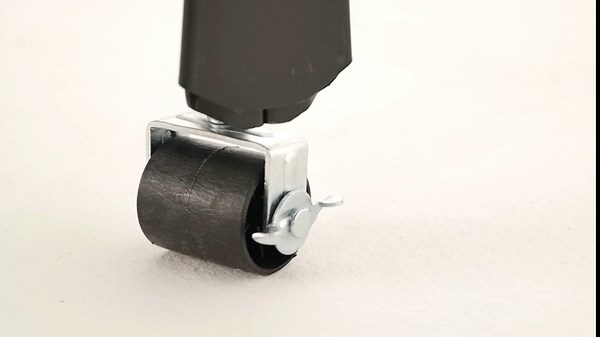 MALOUF Steelock Bed Frame, Full, Black