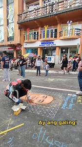 852K views · 5.8K reactions | Kaganapan sa session road habang gumagawa ako ng chalk art落 #guhitbenj #chalkart #inspiration #seasonsgreetings #ChristmasGreetings | Guhit Benj | Facebook