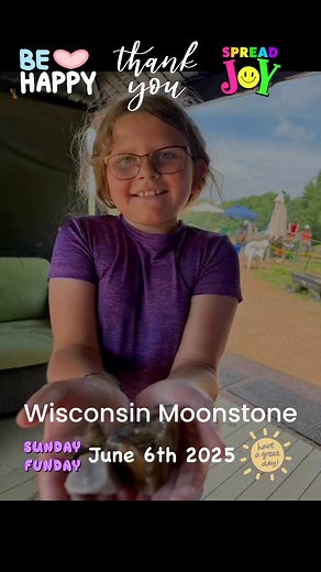 On July 6th, 2025, we experienced a fantastic day with beautiful weather. People came from Montana, Minnesota, Milwaukee, Illinois, and Wisconsin. We all enjoyed our time together, and everyone found stunning Wisconsin Moonstone. We were truly amazed by the beautiful Wisconsin Moonstones. Their joy and happiness filled our hearts with gratitude. We cherish our community and will keep working hard for our community in Wisconsin. Thank you for being part of this happiness. We hope to see you all a