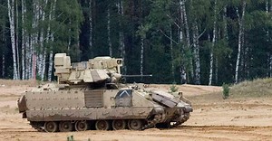 561K views · 6K reactions | The Bradley can often be found providing support to the M1 Abrams — but don't call it a sidekick. | We Are The Mighty | Facebook