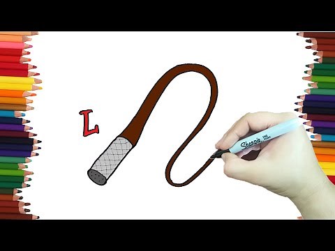 How to draw easily A WHIP step by step