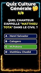 🧠 8 questions de culture générale