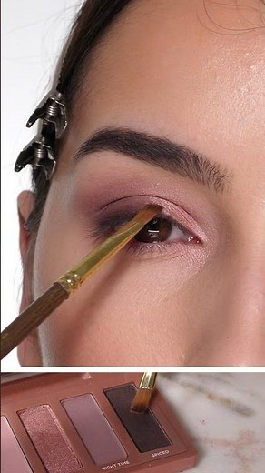 Everyday Eyeshadow Tutorial look Using the Urban Decay Naked Mini 3 Palette #eyeshadow