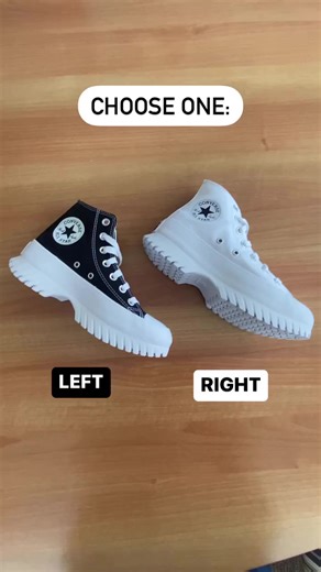3.1K views | Which Converse are you choosing? Left or right? #converse #converselugged #shoes #sneakers #ConverseStyle | Boathouse | Facebook