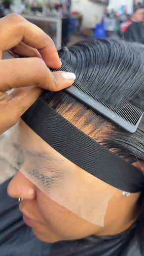 Good quality lace & pin curls, stay tuned for the after! Wig Install Jet Black Color Pin Curls #AsiaSlayyd you won’t be disappointed ✨ Appointments are available 📆 Booking link in BIO ✅ | Asia Brown