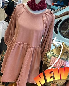 New Easel knit Dress with pockets!! Soft washed feel Small med large $54. We ship. Fits roomy | The Spotted Zebra | Facebook