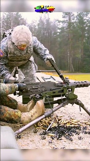 German soldiers conduct a weapons familiarization training with U.S soldiers