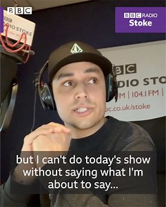 Ben Cajee had this message for us today. | BBC Stoke & Staffordshire