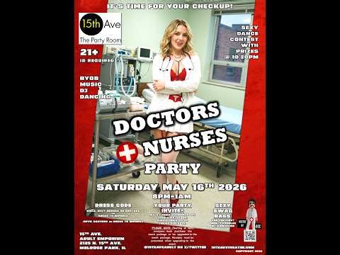 Doctors & Nurses Party at 15th Ave. Adult Emporium in Chicago! May 2026!
