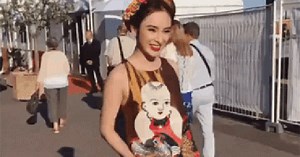 CANNES 2016: Angela Phương Trinh gây ấn tượng với thiết kế mang đậm bản sắc dân tộc trên thảm đỏ LHP Cannes 69