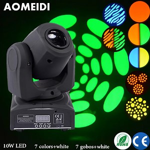 [Hot Item] Mini Indoor LED Spot Moving Head Stage Lighting DJ Party Light