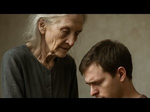 Tall old woman dominant short young man