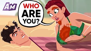 943K views · 4.3K reactions | A man disguised himself as sand on the beach to peek at a beautiful woman | AniMatters Hindi | Facebook