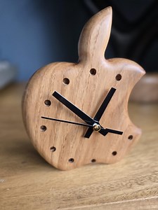 Unique Oak Apple Clock. - Etsy UK