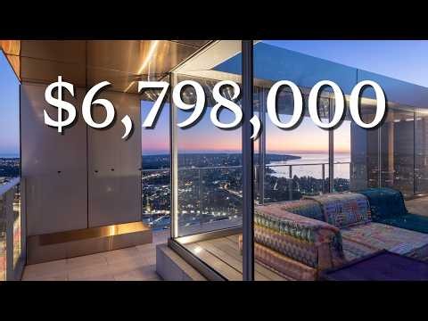 Inside this $6,798,000 Luxury Penthouse at Vancouver House | Rooftop & Panoramic English Bay Views