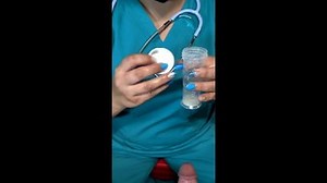 Sperm Bank Nurse In Seattle Helps Patient Get Sample!!! Serious Nurse Is Bored.