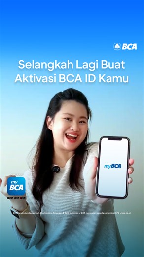 Udah punya BCA ID tapi belum aktivasi? Tonton video di atas sampai habis ya, GoodFriends! Pastikan nomor hp-mu aktif untuk dikirimkan kode OTP-nya ya. Selengkapnya di sini: bca.id/mybca | Bank BCA
