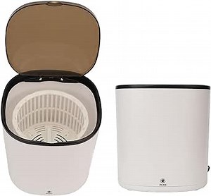 4.5 Litre Mini Lingerie Washer, Electric Cleaning Washing Machine with Wash and Spin Cycle and Drain Basket Function, Non Slip Rubber Sole, for Baby Clothes, underwear or Small Items