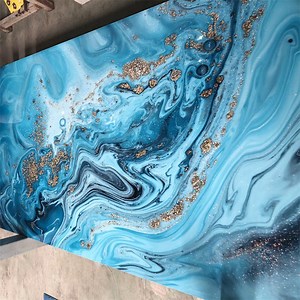 [Hot Item] 3D Printing Marble with UV Coating Decorative Plastic PVC Sheets