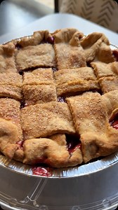 Vegan Cherry Pie is the perfect healthy sweet treat for you to enjoy! 🥧🍒🤭 . . . #lauriespiebar #lauries #pie #piebar #dessert #sweets #delicous #california #longbeach #losangeles #instagood #instareels #instagram #reels #instagramreels #reelsinstagram #explorepage #explore #fyp | Laurie's Pie Bar