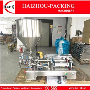 [Hot Item] 500-5000ml Pneumatic Semi-Auto Double Heads Paste Filling Machine Filler