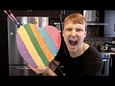 DIY RAINBOW CHOCOLATE HEART (DANGEROUS VALENTINE)