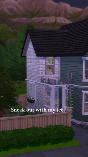 Sneak Out with My Teen Sim in The Sims 4