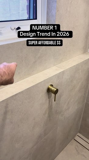 The shower ledge is still one of the must-have features for any bathroom renovator or builder heading into 2026. Getting the height right is everything. Too high or too low, and it quickly turns into a daily frustration instead of a functional feature. If you want to know the ideal height for a shower ledge, just comment “ledge”. It’s also worth weighing up a shower ledge versus a shower niche. In smaller bathrooms especially, a niche often comes out on top for practicality and space-saving. And