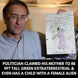 2.8K views · 29 reactions | Politician Claimed His Mother To Be 9ft Tall Green Extraterrestrial & Even Has A Child With A Female Alien? #alien #UFO #paranormal #Mystery #ancientaliens | The Extraterrestrial Library | Facebook