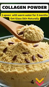 Natural collagen powder for glowing skin | Homemade Recipes | Facebook