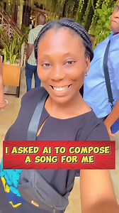 11K views · 310 reactions | Meanwhile, I asked AI to compose a song for me. | Adaeze Nwadike | Facebook