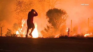 ANIMAL RESCUE: A wild rabbit got a hand from an animal lover evacuating from the fast-spreading California wildfires, and the rescue was caught on camera... http://bit.ly/2k4jq6O | NBC4