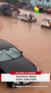 8.3K views · 175 reactions | [Accra Floods] Taifa Junction is once again flooded after rainfall in Accra. #3NewsGH #TV3GH | TV3 Ghana | Facebook