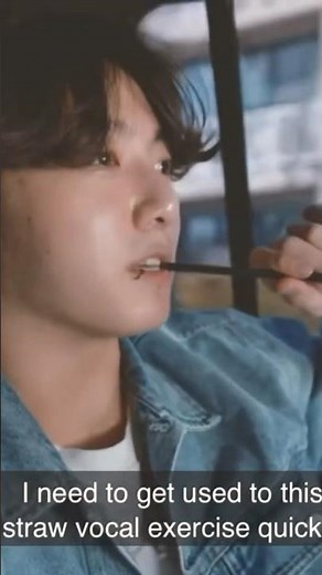 JK straw vocal exercise 💜 #bts #jungkook
