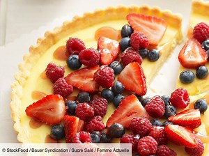 Flan au citron et fruits rouges : découvrez les recettes de cuisine de Femme Actuelle Le MAG