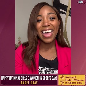 15 reactions | Happy National Girls & Women in Sports Day! Angel Gray discusses some of the women who inspired her to get into sports. | FanDuel Sports Network Cleveland | Facebook